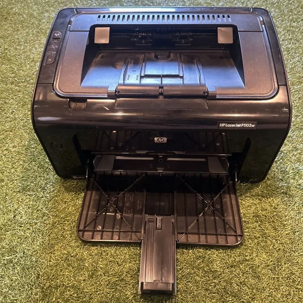 HP LaserJet Pro P1102w Monochrome Laser Printer WiFi Tested Works With USB Cord